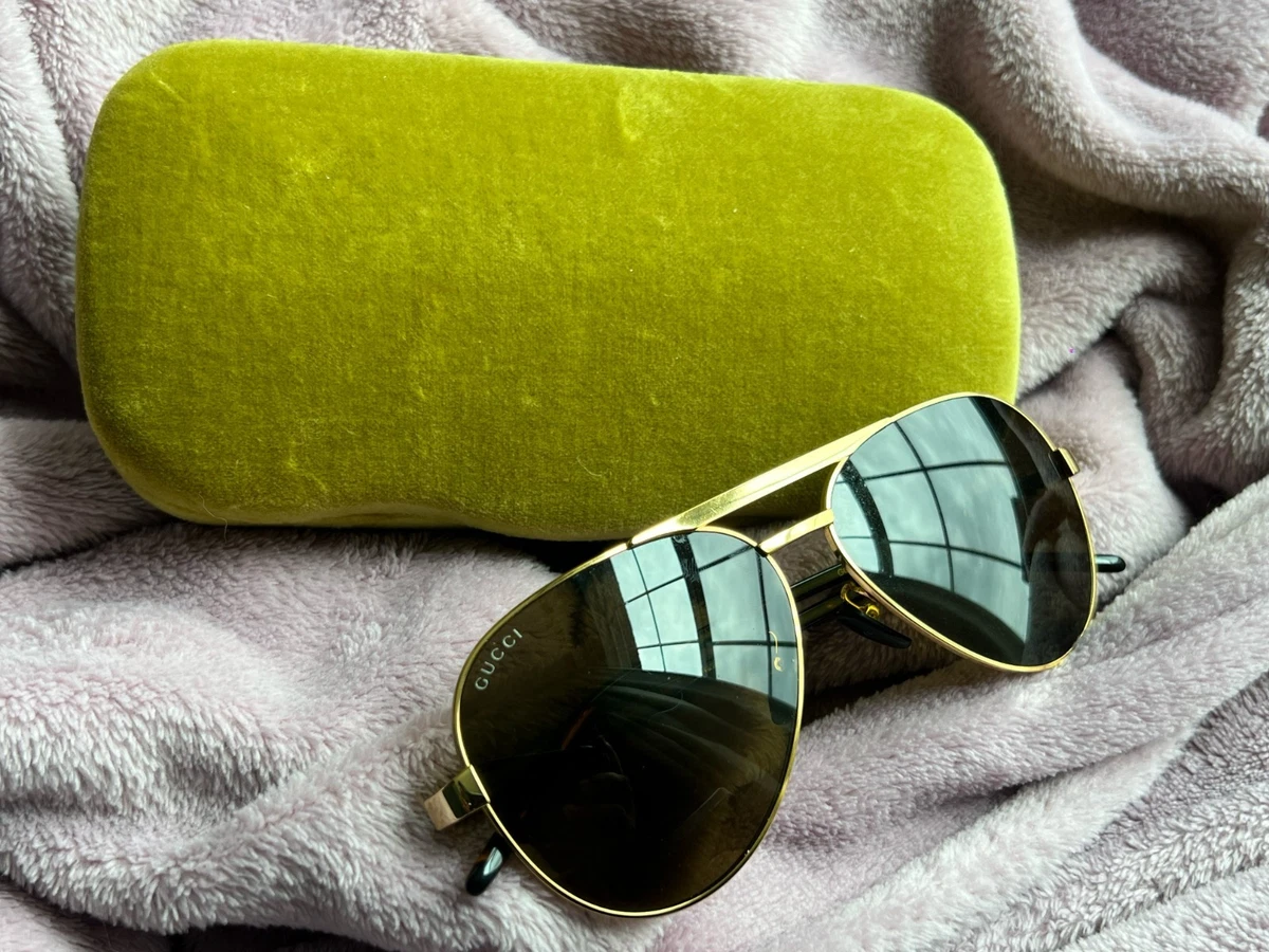 新品❗️GUCCI ゴールド&パープル アビエイター サングラス Gucci Aviator Gold Sunglasses for Women for sale | eBay