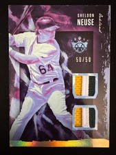 2020 Panini Diamond Kings Sheldon Neuse No. DKM-SN Materials Dual Patch #50/50