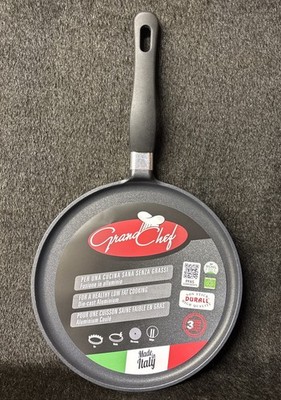 ROCH GUSS Grand Chef Flat Crepe 24 cm  10''-Non Stick ~Made in ITALY  NEW