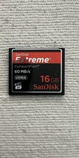 SanDisk Extreme 16GB 60MB/s UDMA CF Compact Flash Memory Card