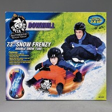 UNCLE BOB'S 73" SNOW FRENZY DOUBLE SNOW TUBE Extra Heavy-Duty Vinyl AW-4109