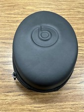 Monster Dr. Dre Beats OEM Rubberized Black Carrying Case Very Good 0E