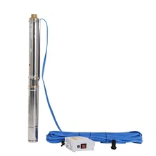 ZYIY 2.5 Inch Deep Well Submersible Pump 110V 0.75Hp Stainless Steel 197ft/13GPM