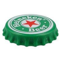 Heineken FlaschenöFfner Kapselheber Kronkorken GrüN Kunststoff Edelstahl