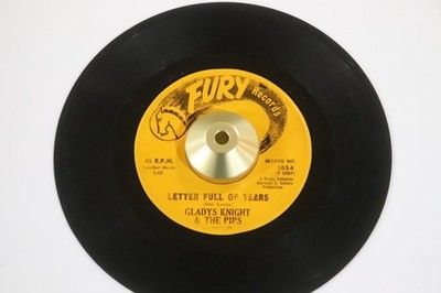 GLADYS KNIGHT 45 Letter Full of Tears / Broke Your Promise FURY 1054 Soul R&B