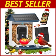Smart Bird Feeder with AI Camera - 2K HD Video