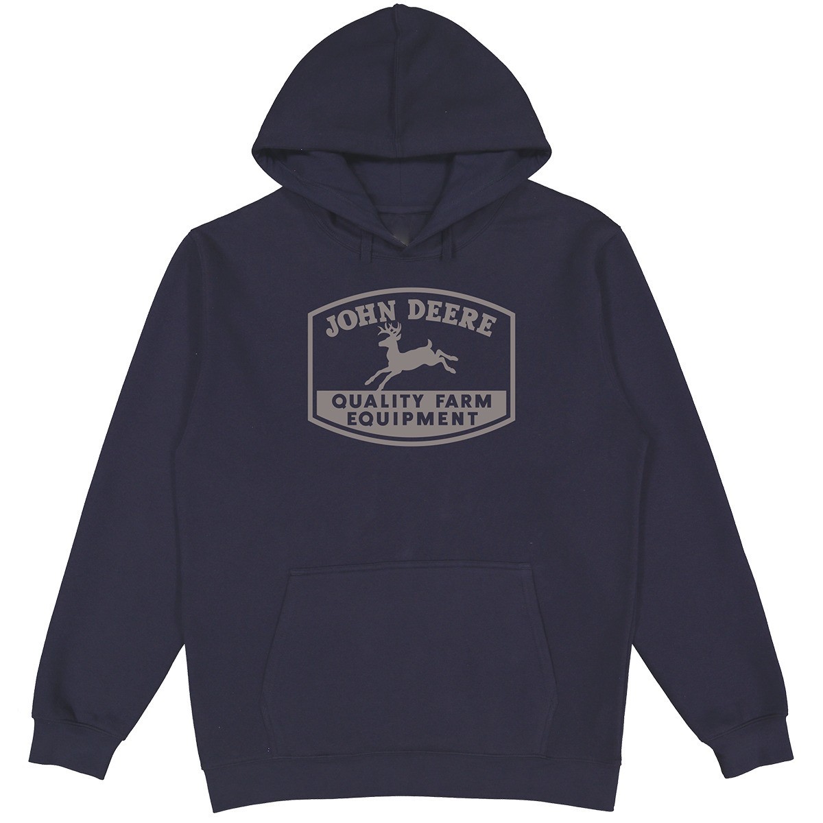 LP87256 - John Deere Men's Navy Moline Vintage TM PO Fleece Hoodie X-Large