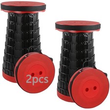 HVDHYY Telescopic Stool Folding Stools for Adults 2pcs Max Load 460lbs/210KG