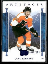 2022-23 Upper Deck Artifacts Joel Farabee Royal Blue /199 #11 Flyers