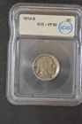 1914-S  VF  30 IGC Certified Buffalo Nickel