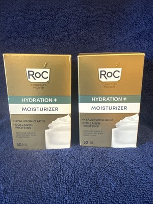 2 ROC Hydration + Moisturizer with Hyaluronic Acid & Collagen 1.7 oz  NEW
