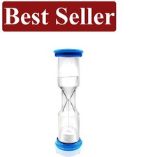 Stylish Blue Sand Timer - 2 Minutes for Cooking, Games, and Time Management