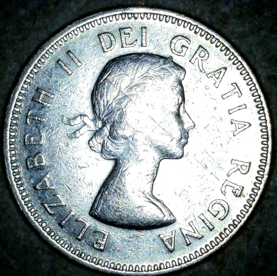 1963 Canadian 100% Nickel Alloy AU Canada 5 Cent Piece | eBay