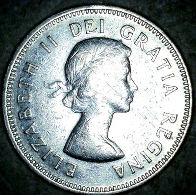 1963 Canadian 100% Nickel Alloy AU Canada 5 Cent Piece | eBay