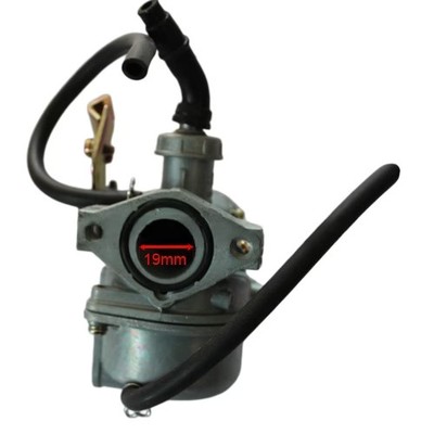KUNFU 19mm Carburetor of High Quality with Cable Choke for 110cc ATV, Dirt Bi...