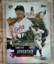Topps 2025 Series 1 Home Field Advantage Rookie Brooks Lee #HA-12 Twins Baseball