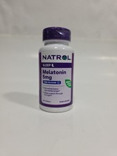 Natrol Melatonin Time Release 5 mg 100 Tablets Sleep Exp April 30 2027