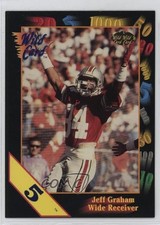 1991 Wild Card Draft 5 Stripe Jeff Graham #89 Rookie RC 0bn8. rookie card picture