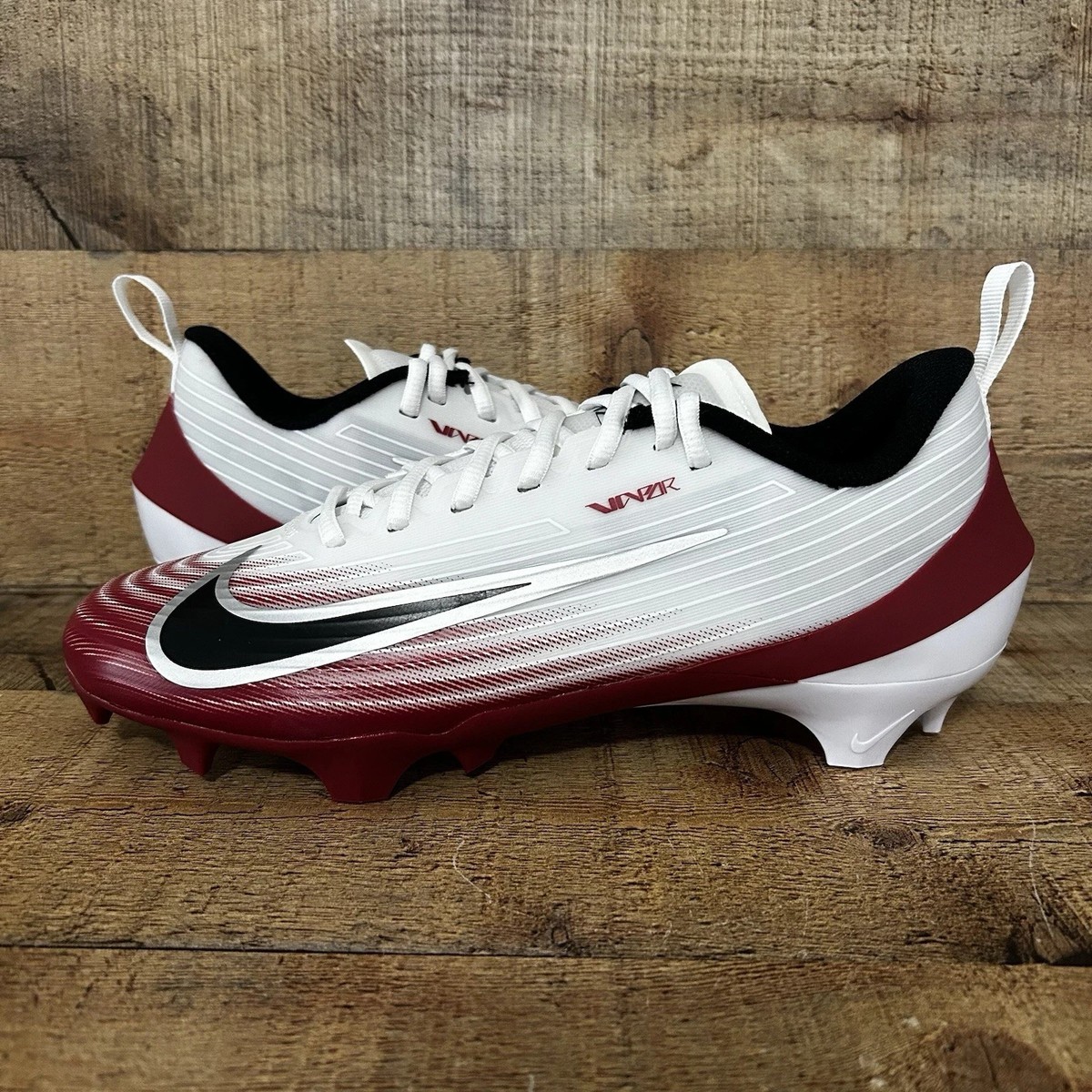 Nike Football Cleats Men's Size 7.5 Vapor Speed 3 TB Red White