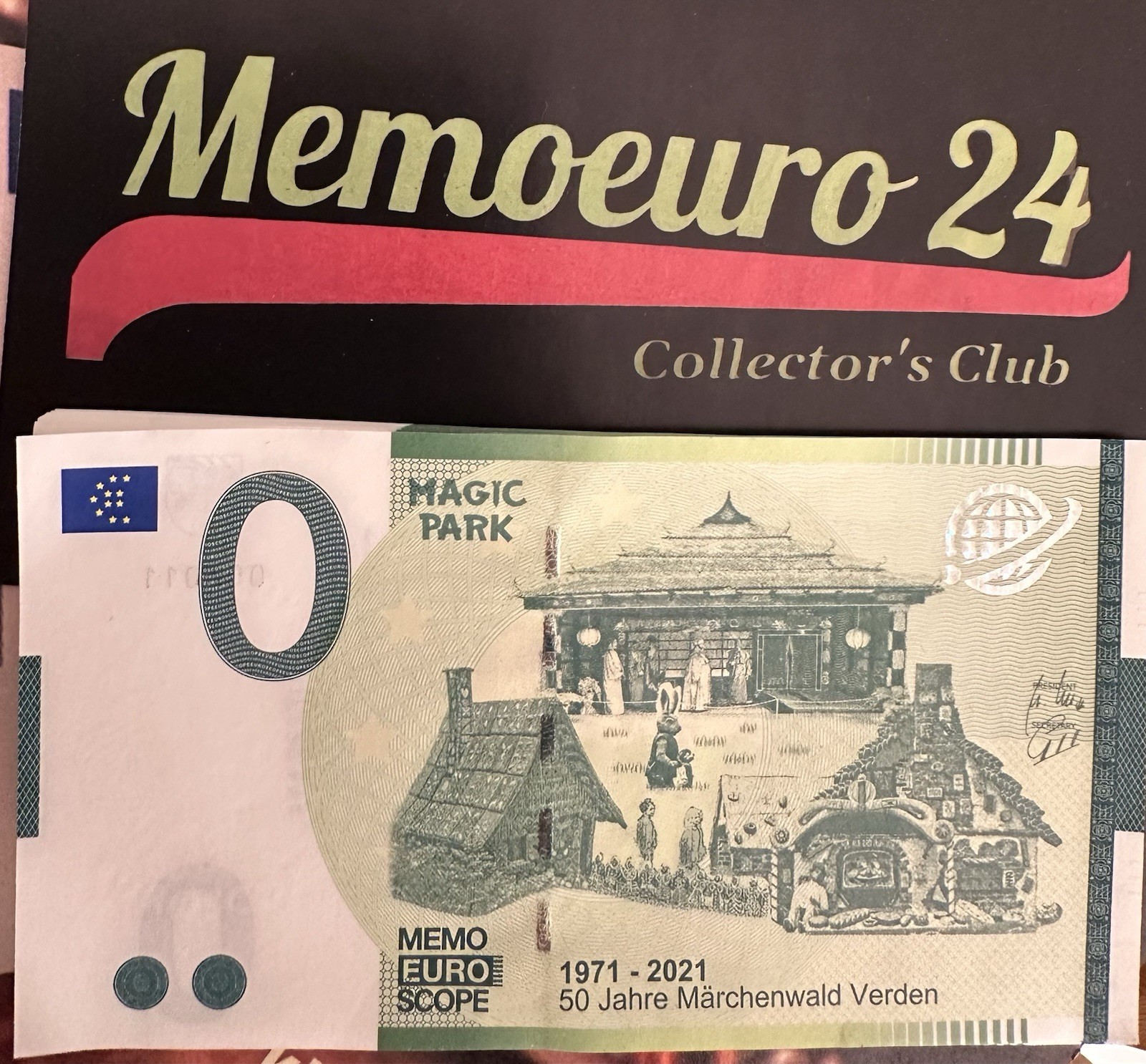 MEMOEURO ® EAAB179/2 - Magic Park Verden, nota, billete de nota, Euroscope