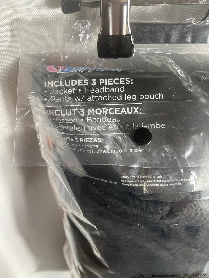 Naruto Shippuden Costume Adult L / XL up to Size 46 NWT 3 Pieces Orange Black - Image 3 of 4