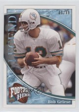 2009 Upper Deck Football Heroes Legend Blue 65/99 Bob Griese #210 HOF 09dw