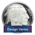 Random Mint 1-oz Silver Buffalo Round BU
