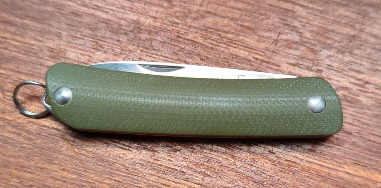 Boker Plus Single Blade Folding Pocket Knife keychain lanyard loop countycomm 