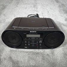 Sony ZS-RS60BT CD Boombox Bluetooth NFC USB FM/AM Portable Audio System Tested