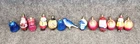 Lot of 13 Vintage Figural Milk Glass Light Bulbs Christmas Ornaments UNTESTED