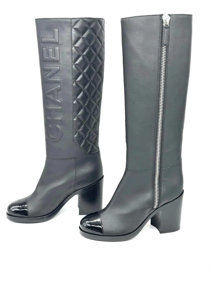 CHANEL Women's Knee High Boots with Upper Leather for sale | eBay