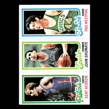 Paul Westphal/John Shumate/Kent Benson #229/212/84 1980 Topps Basketball Card NM
