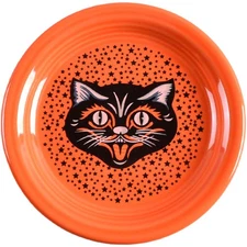 Homer Laughlin  Fiesta Black Cat  Appetizer Plate 12005012
