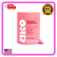 URO O Positiv Vaginal Probiotics for Women pH Balance with Prebiotics- 60 Count