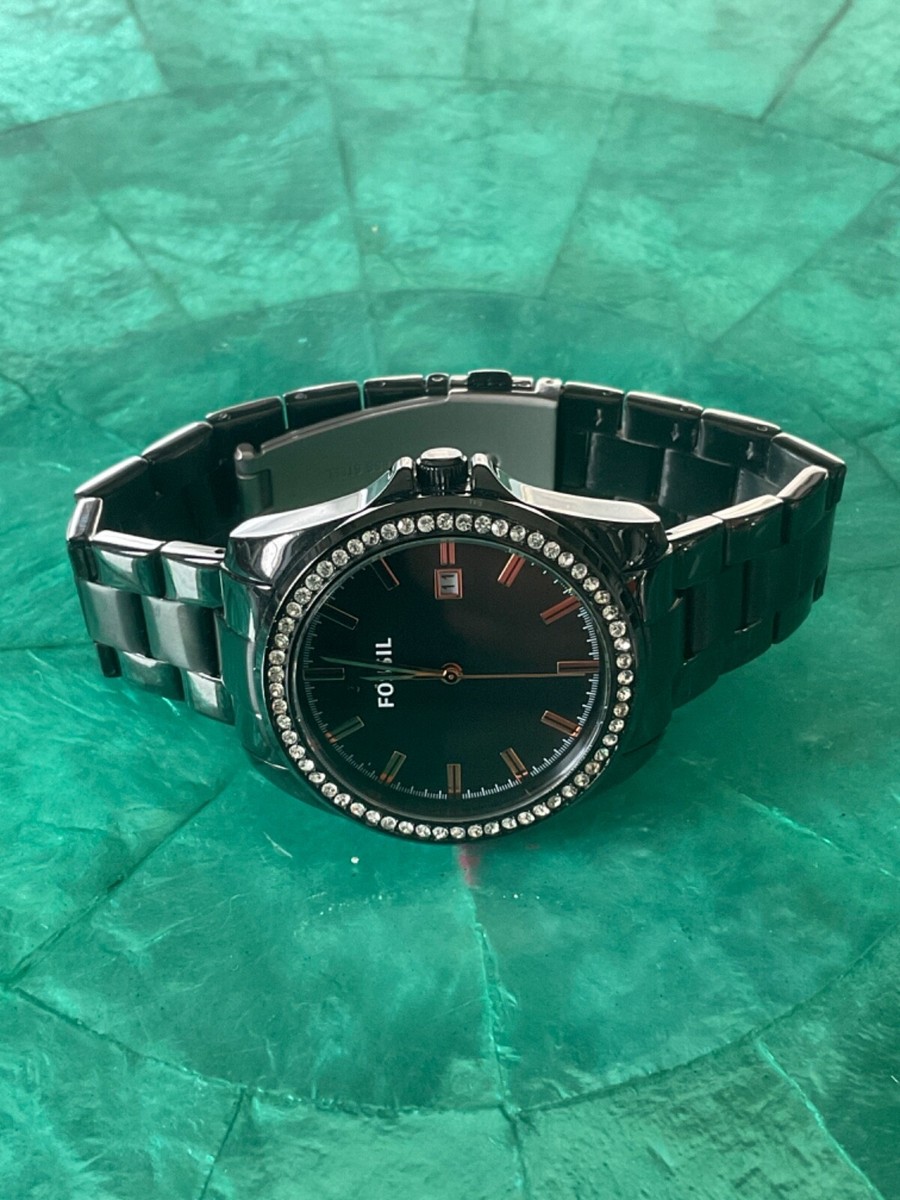 Fossil Riley Fossil Blackout Watch Women's Fossil Women's