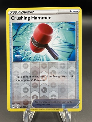 Crushing Hammer 125/159 Crown Zenith Reverse Holo