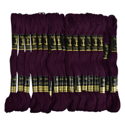 Anchor Threads Wine Stranded Cotton Hand Crafting Embroidery Floss,25 Skeins