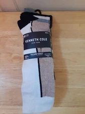Kenneth Cole Men's (4 Pack) Crew Socks Shoe Size  8-12   NEW WITH TAGS