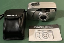 Polaroid Power Zoom 35mm Film Camera Model PZ2001 35-70mm 2x Zoom with a Case