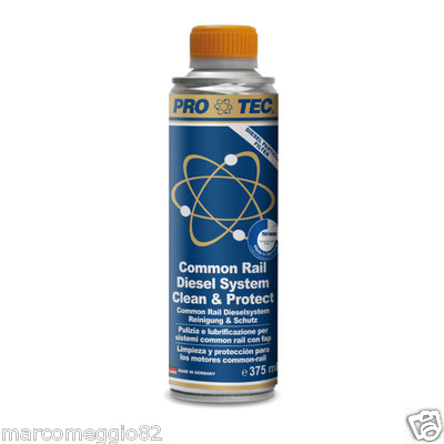 Cleaning and lubrication for common rail systems with DPF 1 liter