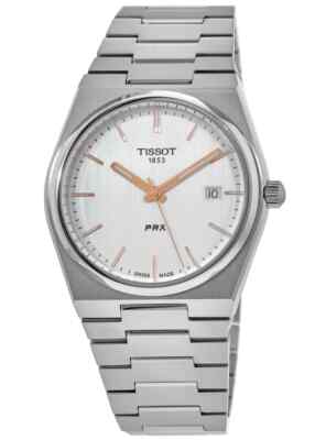 New Tissot PRX Silver Dial Quartz 35mm Ladies Watch T1372101103100