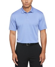 PGA Tour Men's Birdseye Textured Short-Sleeve Performance Polo Shirt, Jewel, XL