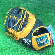 Rawlings Baseball Glove First Base Mitt LHT 11.75  HYPER TECH MLB TEAM Athletics