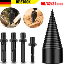 42/ 50mm Brennholzbohrer Holzspaltbohrer Holzspalter Kegelspalter Schraubspalter