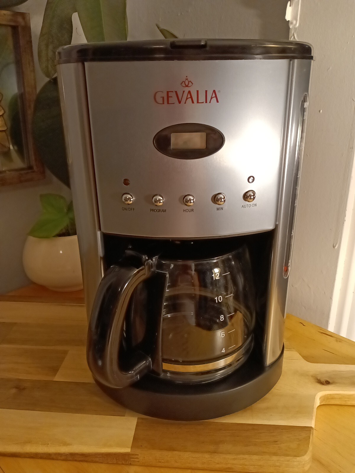 Gevalia Stainless Steel Black 12 Cup CM 500 Coffee Maker eBay