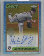 Hayden Birdsong 2025 Topps Series1 RC 1990 Silver Pack Autograph 36/50
