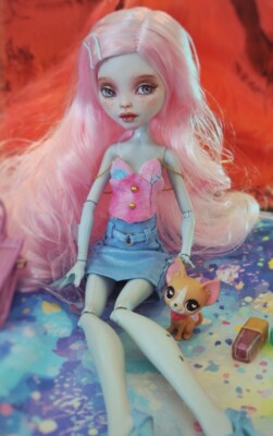 Monster High OOAK Custom Doll Lagoona Blue【Echo repaint】 | eBay