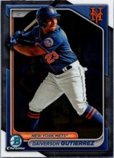 2024 Bowman #BCP-59 Daiverson Gutierrez Bowman Chrome