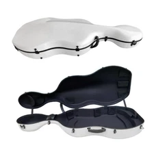 Yinfente Advance 4/4 Cello Case Full Size Carbon Fiber Cello Box White Strong