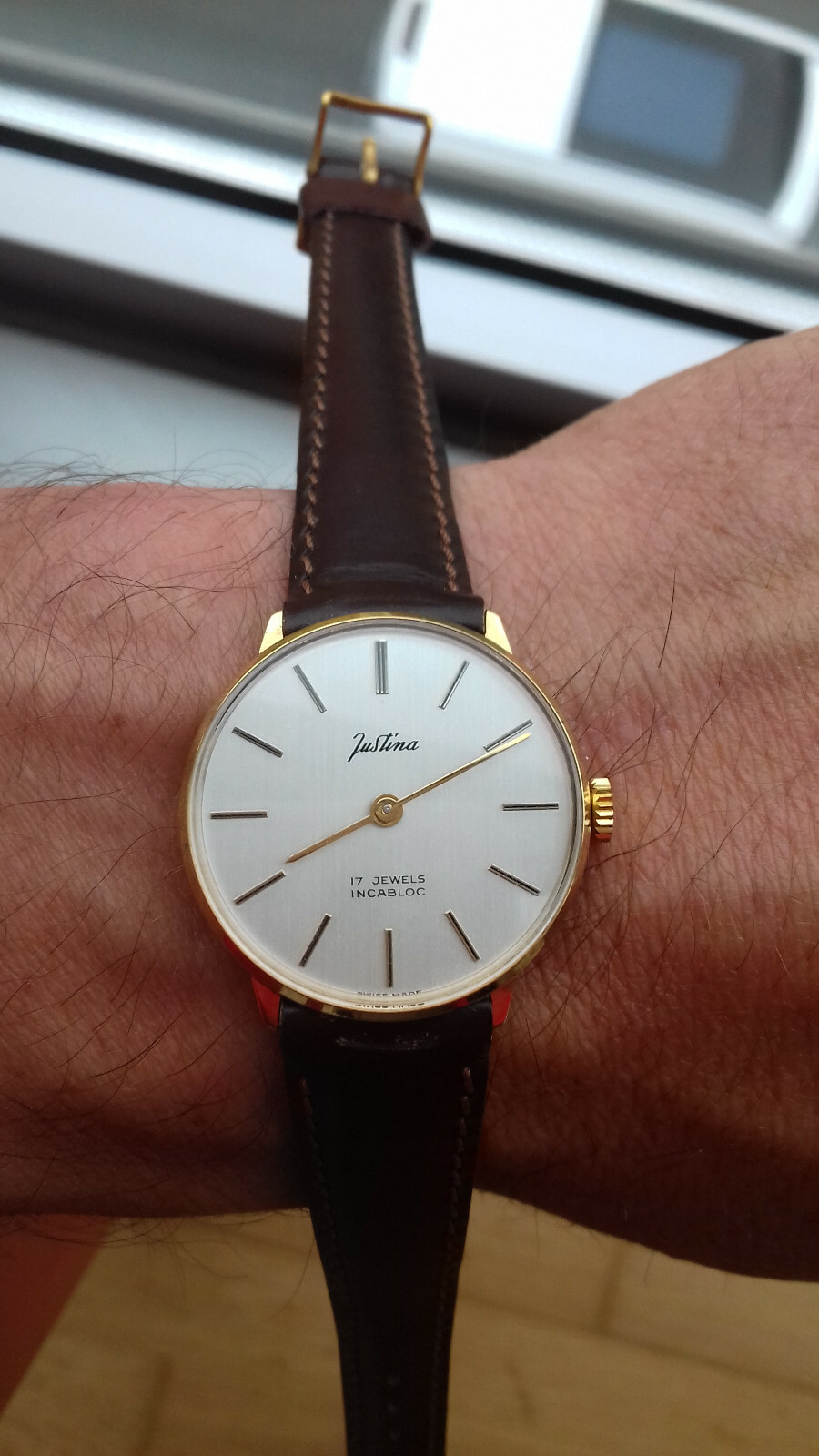 Imagen 7 - Justina 3611 PREMIUM HAND-WINDING VINTAGE COLLECTION 70´s NOS WATCH MONTRE SWISS